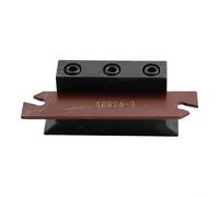 Linnkyfloa SPB326 SPB26-3 3mm Grooving Parting Blade with SMBB2026 Cut Off Tool Holder for CNC Metal Lathe Slotting and Turning