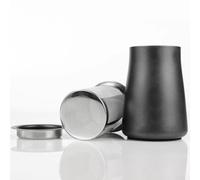 Linnkyfloa Stainless Steel Coffee Grounds Sieve and Collection Filter with Unique Aroma Concentration, Works with Multiple Manual Brewing Techniques(Black)