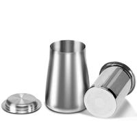 Linnkyfloa Stainless Steel Coffee Grounds Sieve and Collection Filter with Unique Aroma Concentration, Works with Multiple Manual Brewing Techniques(Silver)