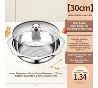 Linnkyfloa Stainless Steel Mandarin Duck Hot Pot With Even Heat Distribution, Large Capacity And Non-Stick Interior For Steaming, Boiling And Simmering(Silver1)