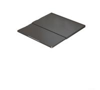 Linnkyfloa Stainless Steel Pull Out Oven Rack for Kitchen - Extendable Microwave Shelf, Adjustable from 39cm to 65cm, Space-Saving Countertop Organizer(Black)