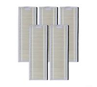 Linnkyfloa Washable Filter uninell UR1 Robot Vacuum Cleaner, 5-Pack HEPA-Style Replacement Parts, High-Efficiency Dust Capture Pets and, Install White