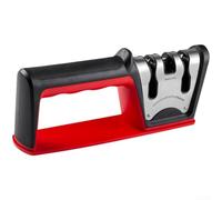 Linnkyfloa Wireless Electric Knifes and Scissor Sharpeners with Stainless Steel Diamond Grinding, Handheld Pull-Through for Straight and Serrated Blades