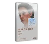 LINNPE Berq Popular Singer Music Album ROTE FLAGGEN Cover Canvas Poster Bedroom Decor Landscape Office Room Decor Gift 08x12inch(20x30cm)