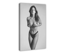 LINNPE Cindy Crawford- Photography Prints Canvas Poster Wall Art Decor Print Picture Paintings for Living Room Bedroom Decoration 20x30inch(50x75cm)