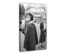 LINNPE Grace Kelly, Photography Prints Canvas Poster Wall Art Decor Print Picture Paintings for Living Room Bedroom Decoration 16x24inch(40x60cm)