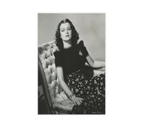 LINNPE Joan Bennett Vintage Poster Canvas Poster Wall Art Decor Print Picture Paintings for Living Room Bedroom Decoration 12x18inch(30x45cm)