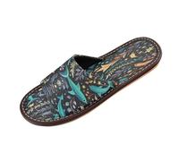 Linnyio Abstract Animals Dolphins Travel Beach Slippers for Youth Lightweight Waterproof Open Toe Sandals Non-Slip for Indoor & Outdoor Women Men