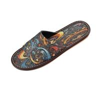 Linnyio Abstract Equations Figures Travel Beach Slippers for Youth Lightweight Waterproof Open Toe Sandals Non-Slip for Indoor & Outdoor Women Men