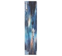 Linnyio Blue Sheep Glowing Mystical Starry Night Skateboard Grip Tape Sheets Graphic Longboard Griptape BUBBLE FREE Anti-Slip Tapes for Teens Girls Boys