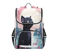 Linnyio Cute Funny Cartoon Tasmanian Bookbag Student Backpack High-capacity Bag for Girls Boys