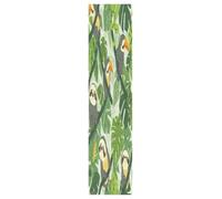 Linnyio Cute Sloths Green Leaves Tropical Skateboard Grip Tape Sheets Graphic Longboard Griptape BUBBLE FREE Anti-Slip Tapes for Teens Girls Boys