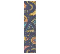 Linnyio Eyes Mystical Dark Artistic Skateboard Grip Tape Sheets Graphic Longboard Griptape BUBBLE FREE Anti-Slip Tapes for Teens Girls Boys