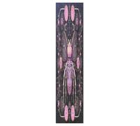 Linnyio Fantasy Beetle Pink Elegant Mystical Skateboard Grip Tape Sheets Graphic Longboard Griptape BUBBLE FREE Anti-Slip Tapes for Teens Girls Boys