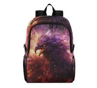 Linnyio Fired Angry Condor Foldable Waterproof Lightweight Backpack Hiking Daypack Packable for Travel Camping Outdoor
