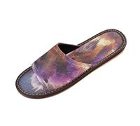 Linnyio Fired Angry Sloth Bear Travel Beach Slippers for Youth Lightweight Waterproof Open Toe Sandals Non-Slip for Indoor & Outdoor Women Men