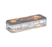 Linnyio Fired Animal Condor Clear Pencil Cases Box Pen Case Organizer for School Office