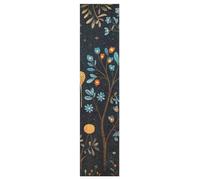 Linnyio Flower Cartoon Art Giraffes Skateboard Grip Tape Sheets Graphic Longboard Griptape BUBBLE FREE Anti-Slip Tapes for Teens Girls Boys