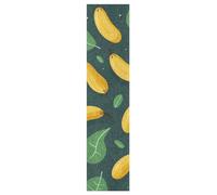Linnyio Fruit Pattern Bananas Skateboard Grip Tape Sheets Graphic Longboard Griptape BUBBLE FREE Anti-Slip Tapes for Teens Girls Boys