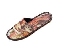 Linnyio Funny Christmas Sloth Travel Beach Slippers for Youth Lightweight Waterproof Open Toe Sandals Non-Slip for Indoor & Outdoor Women Men