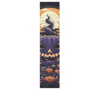 Linnyio Halloween Pumpkin Dark Mystical Skateboard Grip Tape Sheets Graphic Longboard Griptape BUBBLE FREE Anti-Slip Tapes for Teens Girls Boys