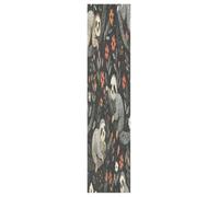 Linnyio Sloths Black Red Flower Skateboard Grip Tape Sheets Graphic Longboard Griptape BUBBLE FREE Anti-Slip Tapes for Teens Girls Boys