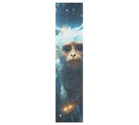 Linnyio Space Blue Monkeys Skateboard Grip Tape Sheets Graphic Longboard Griptape BUBBLE FREE Anti-Slip Tapes for Teens Girls Boys