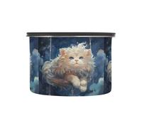 Linnyio Star Blue Lion Coffee Storage Containers Jar Food Canisters Set for Kitchen Counter Pantry,Ideal for Sugar Flour Tea Candy Oats