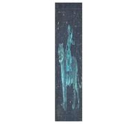 Linnyio Tiger Starry Night Mystical Skateboard Grip Tape Sheets Graphic Longboard Griptape BUBBLE FREE Anti-Slip Tapes for Teens Girls Boys