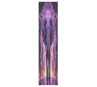 Linnyio Vibrant Elephant Lights Mystical Skateboard Grip Tape Sheets Graphic Longboard Griptape BUBBLE FREE Anti-Slip Tapes for Teens Girls Boys