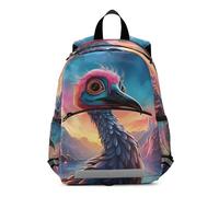 Linnyio Volcano Cool Bird Preschool Backpack 3-8 Years Kids Bookbag Toddlers Cartoon School Bags