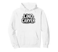 Lino Carver Linocut Printmaker Hobby Block Print Art Pullover Hoodie