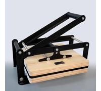 Lino Printing Press Machine - Manual Hand Lever Flat Press for Printmaking, Max Rubbing Size 380x380MM, Height Adjustment for Woodblock Ink and Lino Cuts