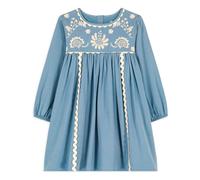 Linoa Embroidered Dress Blue 8 years