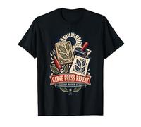 Linocut Printmaker Relief Carving Art Practice Value Graphic T-Shirt