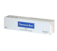 Linola Fett 2 x 50g- For Atopic Eczema; cream to treat skin diseases, characterized by dry skin by LIN