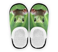 linomo Cute Animal Frog Slippers for Women Men Kids, Womens House Slippers Indoor Slipper House Shoes Bedroom Travel Shoe Multicolor