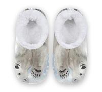 linomo Cute Polar Bear Slippers for Women, Womens House Slippers Indoor Slipper Socks House Shoes Bedroom Socks Shoe Multicolor