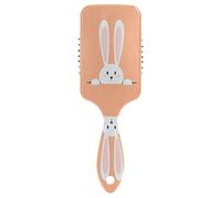 Linomo Hair Brush Cute Rabbit Bunny Hare Air Cushion Massage Comb for Women Kids, Nylon Brush for Wet Dry Curly Hair