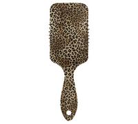 Linomo Hair Brush Leopard Print Air Cushion Massage Comb for Women Kids, Nylon Brush for Wet Dry Curly Hair