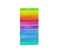 linomo Hand Towel Colorful Rainbow Towel Cotton Face Towel Dish Towel for Kids Girls Boys Adult