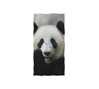 linomo Hand Towel Cute Animal Panda Face Towel Cotton Face Towel Dish Towel for Kids Girls Boys Adult