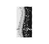 linomo Hand Towel Music Note Musical Piano Towel Cotton Face Towel Dish Towel for Kids Girls Boys Adult