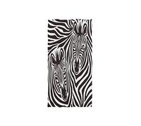 linomo Hand Towel Zebra Print Towel Cotton Face Towel Dish Towel for Kids Girls Boys Adult