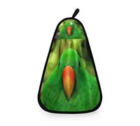 linomo Hanging Hand Towel Tropical Parrot Animal Bird Absorbent Fast Quick Dry Washcloth Dish Towel for Kitchen Bathroom Living Room Decor