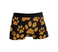 Linomo Men's Boxer Briefs Animal Dog Paw Print Boxers Shorts Underwear Underpants