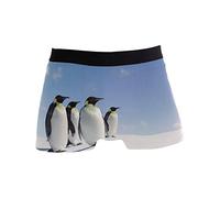 Linomo Men's Boxer Briefs Cute Animal Penguin Boxers Shorts Underwear Underpants