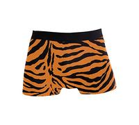 Linomo Men's Boxer Briefs Tropical Animal Tiger Print Boxers Shorts Underwear Underpants