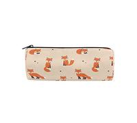 Linomo Pencil Case Cute Animal Fox Pattern Pencil Pen Bag Pouch Holder for Kids School Office