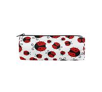 Linomo Pencil Case Ladybug Ladybird Pattern Pencil Pen Bag Pouch Holder for Kids School Office